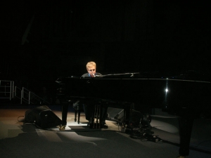 Elton John at piano